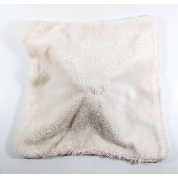 Kellytoy Pink Pig Plush Baby Lovey Rattle 14" Pink Soft Security Blanket - Picture 4 of 4